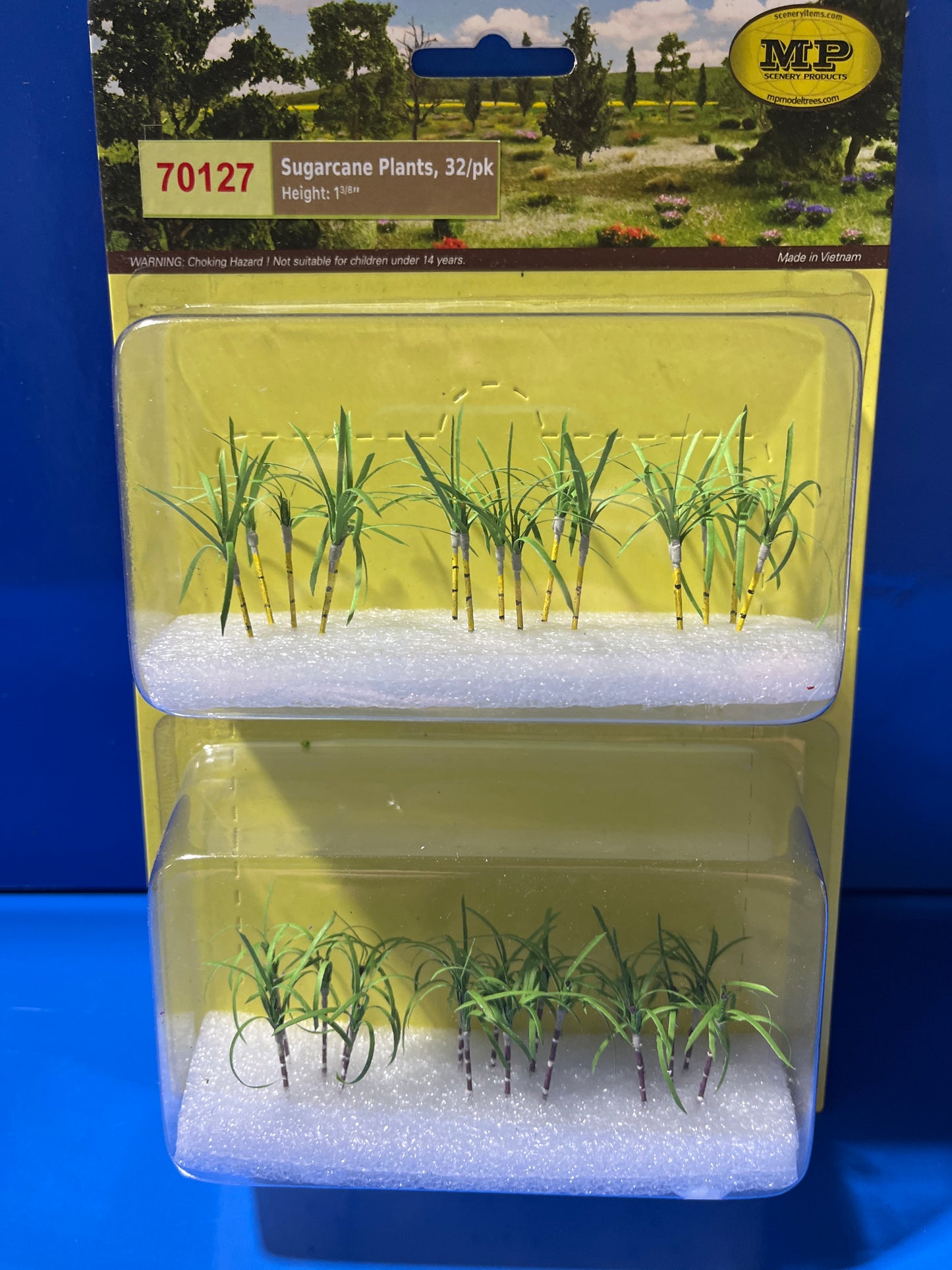 MP Scenery - Sugarcane Plants (Purple-Yellow) HO 32/pk