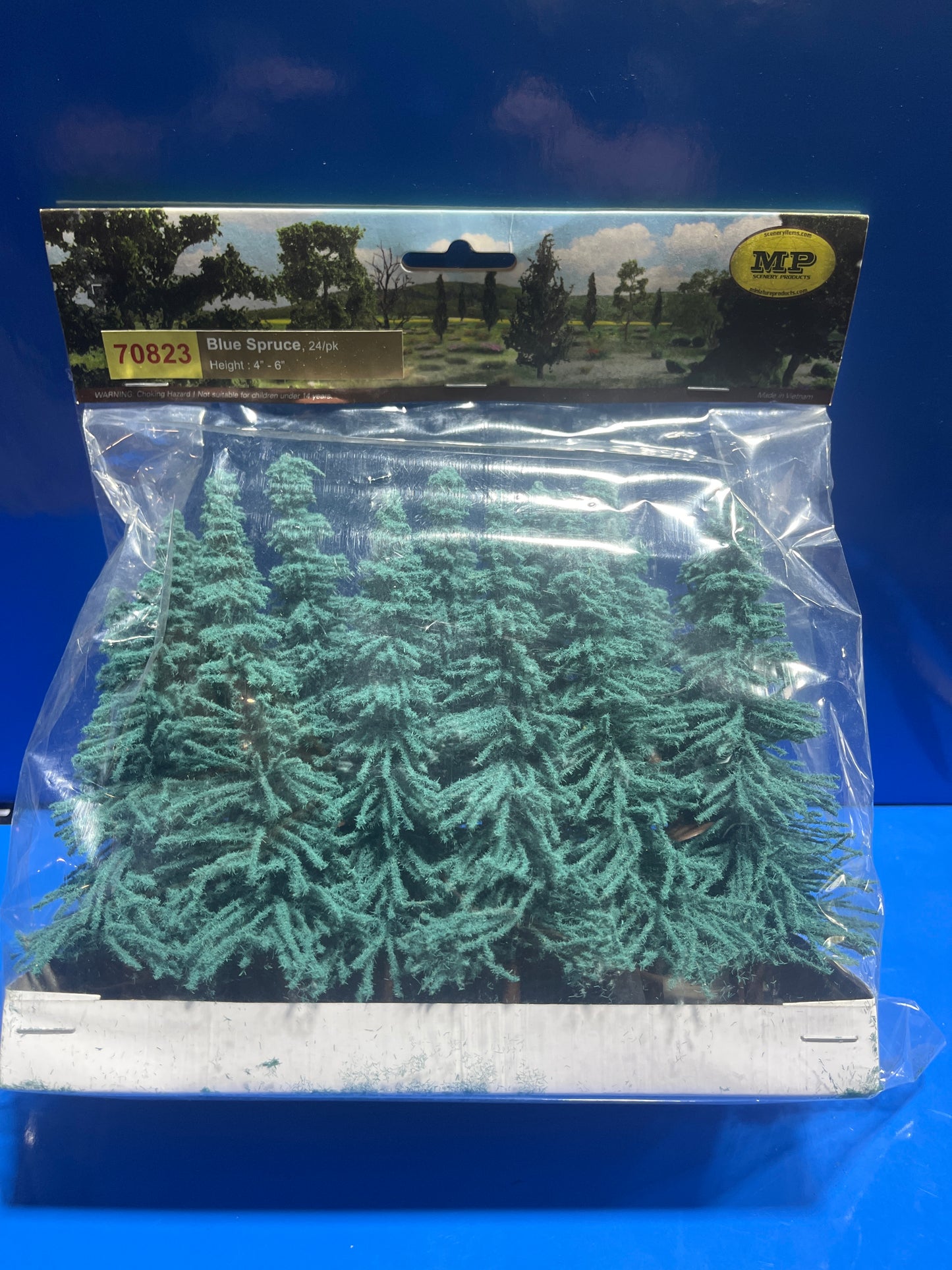MP Scenery - Blue Spruce HO 24/pk
