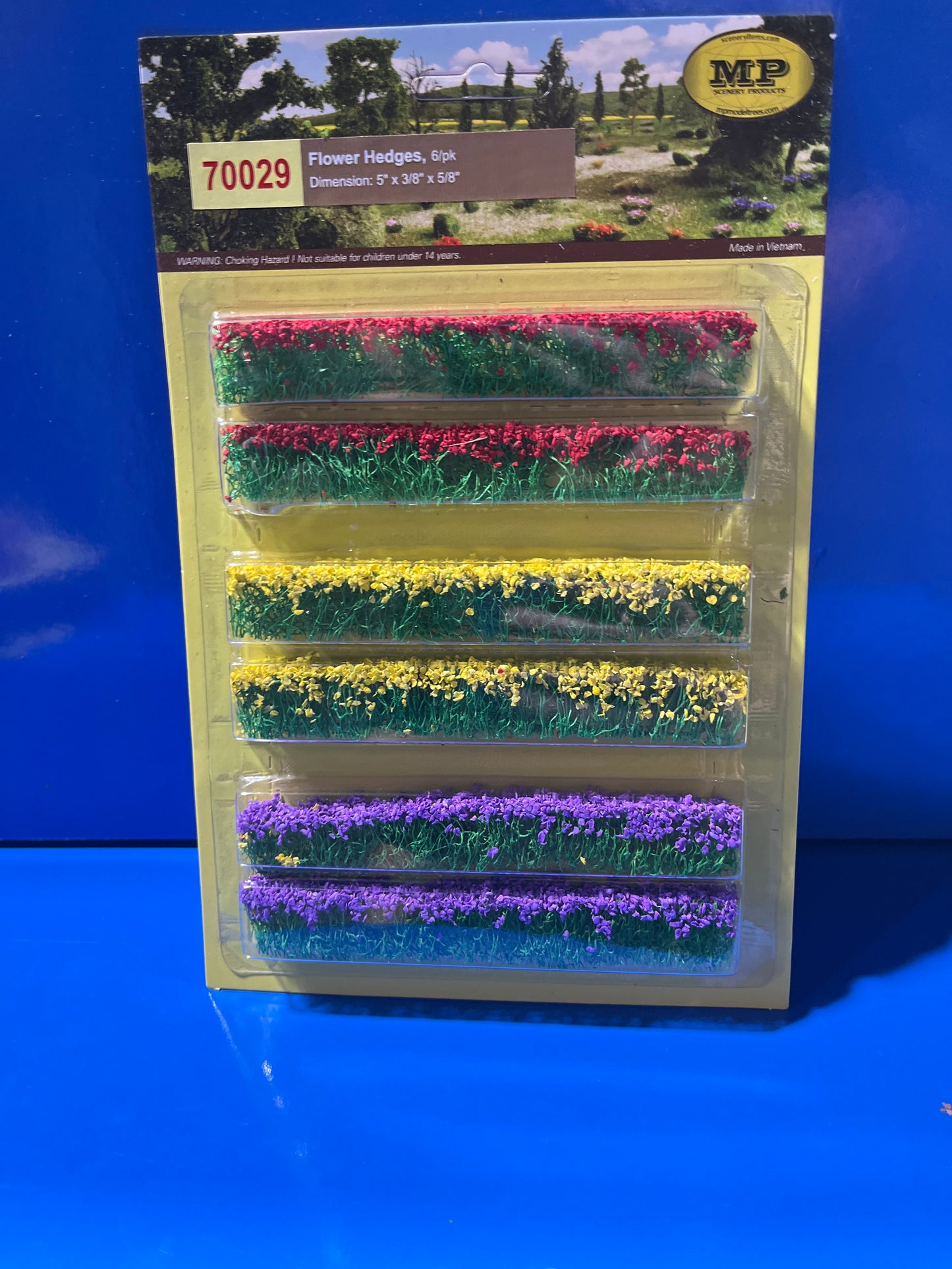 MP Scenery - Flower Hedges HO 6/pk