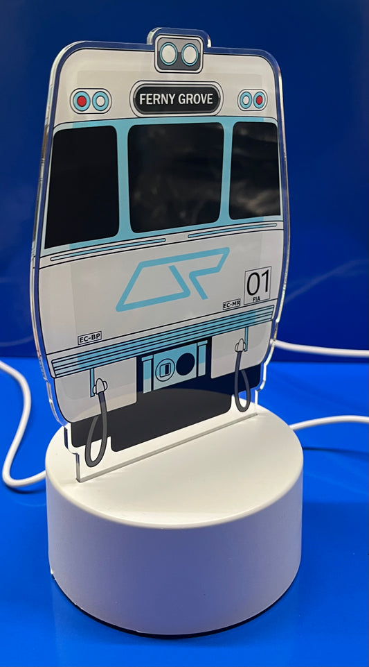 USB Lamp - Queensland Rail EMU Grey