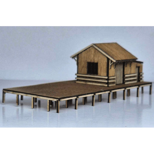 Trackside Models Laser Cut Kit - NSW G1 Goods Shed - N Scale