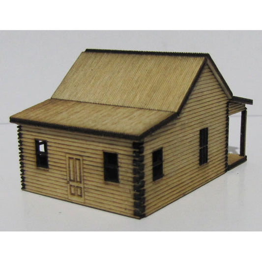 Trackside Models Laser Cut Kit - Sawtooth Cottage - N Scale