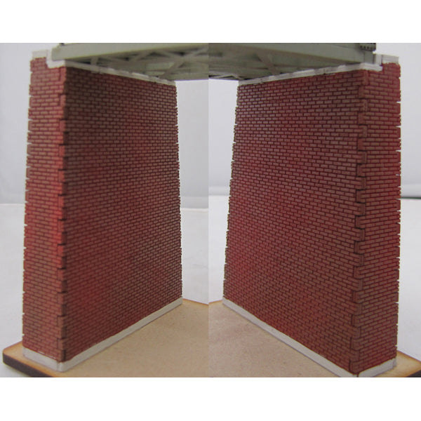 Trackside Models Laser Cut Kit - Brick Dual Bridge Supports - HO Scale