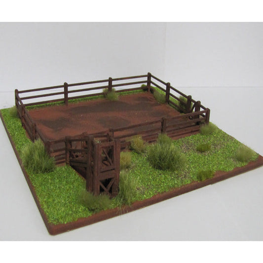 Trackside Models Laser Cut Kit - Cattle Yard & Loading Ramp - HO Scale
