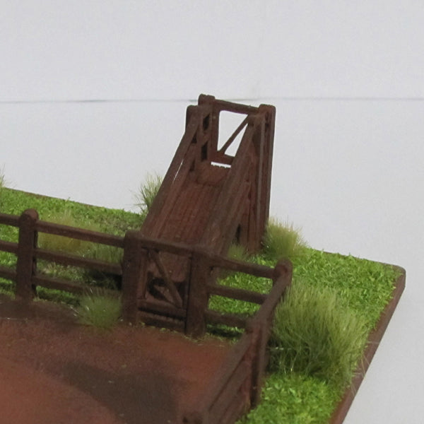 Trackside Models Laser Cut Kit - Cattle Yard & Loading Ramp - HO Scale