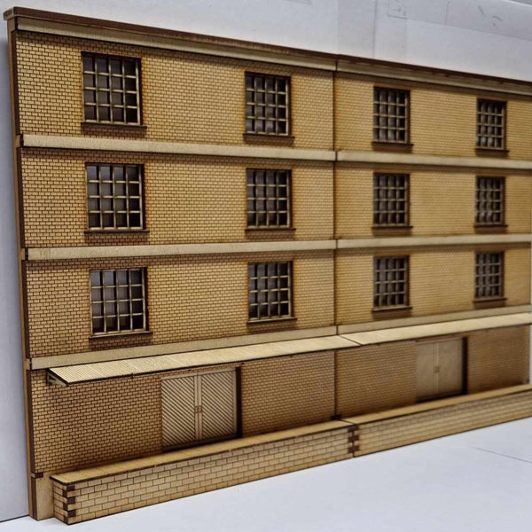 Trackside Models Laser Cut Kit - Low Relief Warehouse - HO Scale