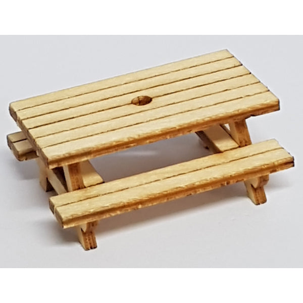 Trackside Models Laser Cut Kit - Picnic Tables – 6 Per Pack - N Scale