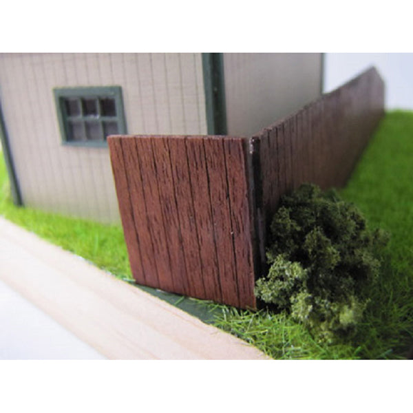Trackside Models Laser Cut Kit - Timber Fence - HO Scale