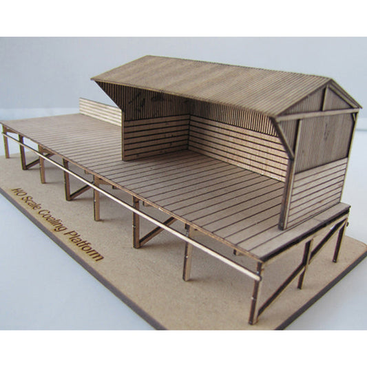 Trackside Models Laser Cut Kit - Coaling Platform - HO Scale