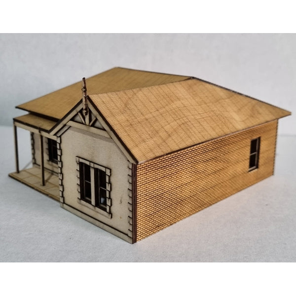 Trackside Models Laser Cut Kit - Federation House - HO Scale