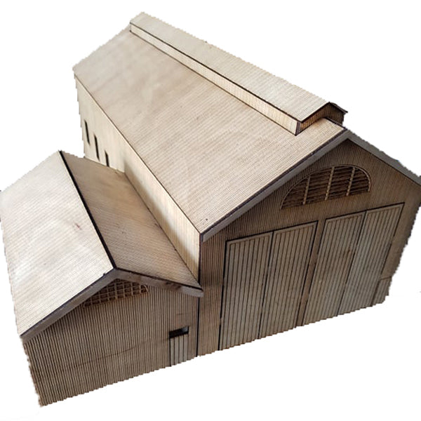 Trackside Models Laser Cut Kit - Strath Engine Shed - HO Scale