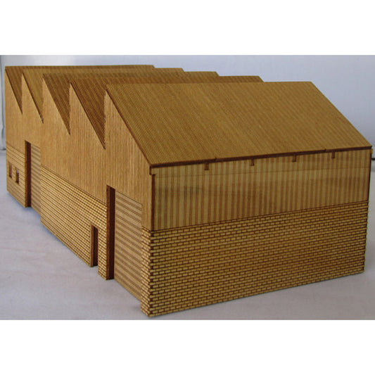 Trackside Models Laser Cut Kit - Sawtooth Workshop - HO Scale