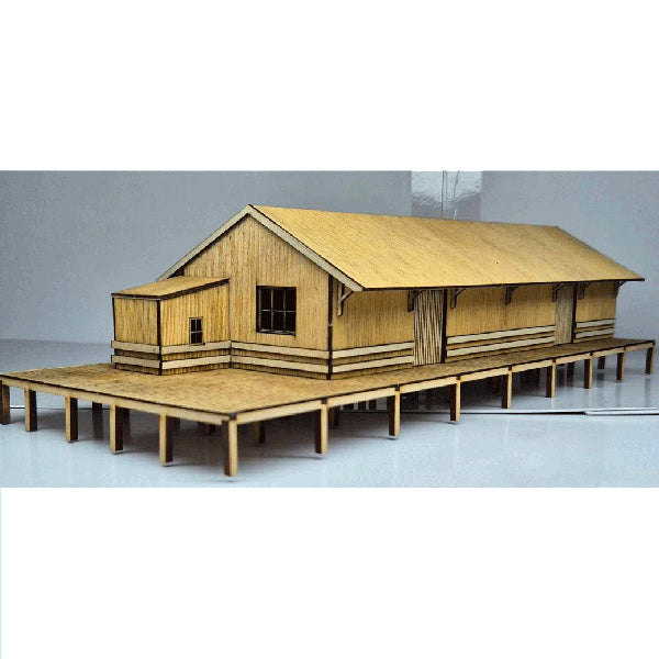 Trackside Models Laser Cut Kit - NSW G4 Goods Shed - HO Scale