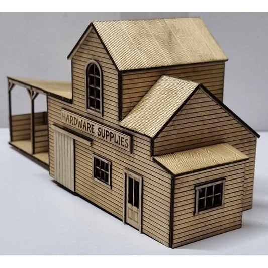 Trackside Models Laser Cut Kit - Hardware Store - HO Scale