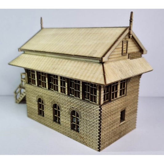Trackside Models Laser Cut Kit - The Signal Box - HO Scale