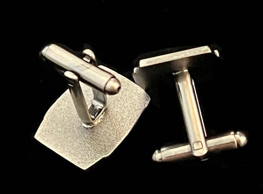 QR EMU Cufflinks - Yellow