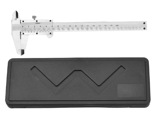 Vernier Calipers - Stainless Steel with Case