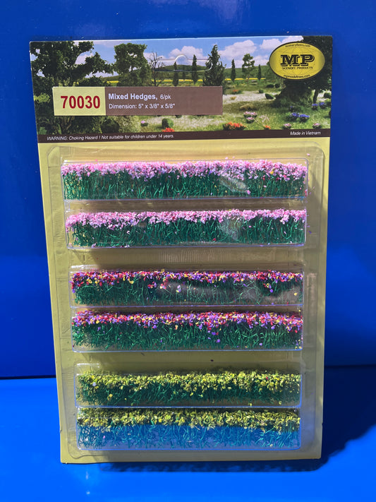 MP Scenery - Mixed Hedges HO 6/pk