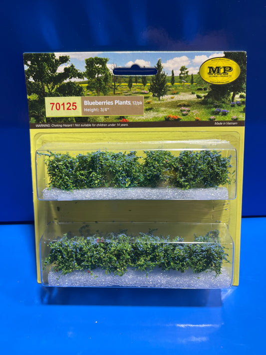 MP Scenery - Blueberries Plants HO 12/pk