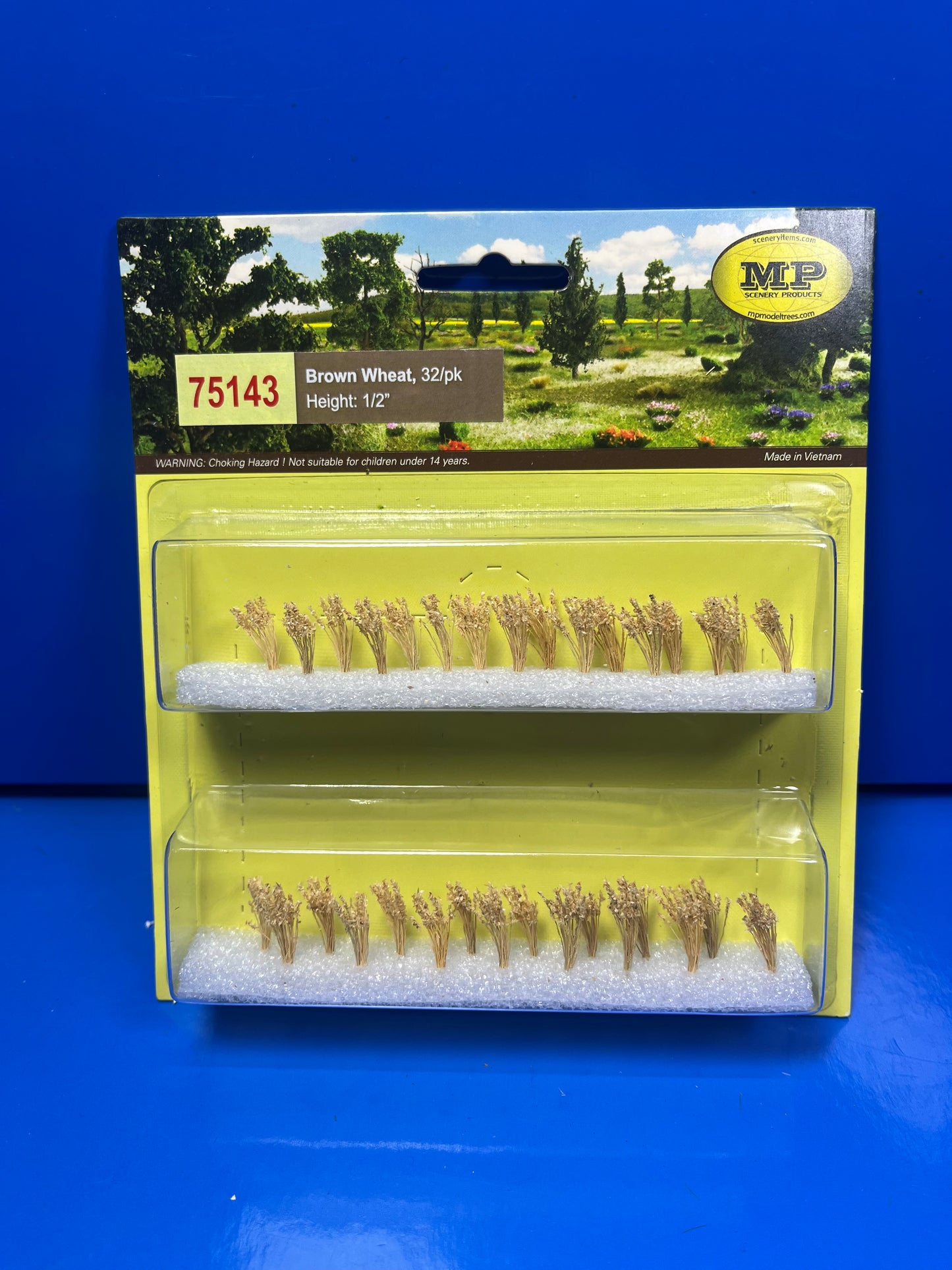 Brown Wheat 12pk 1/2" N scale
