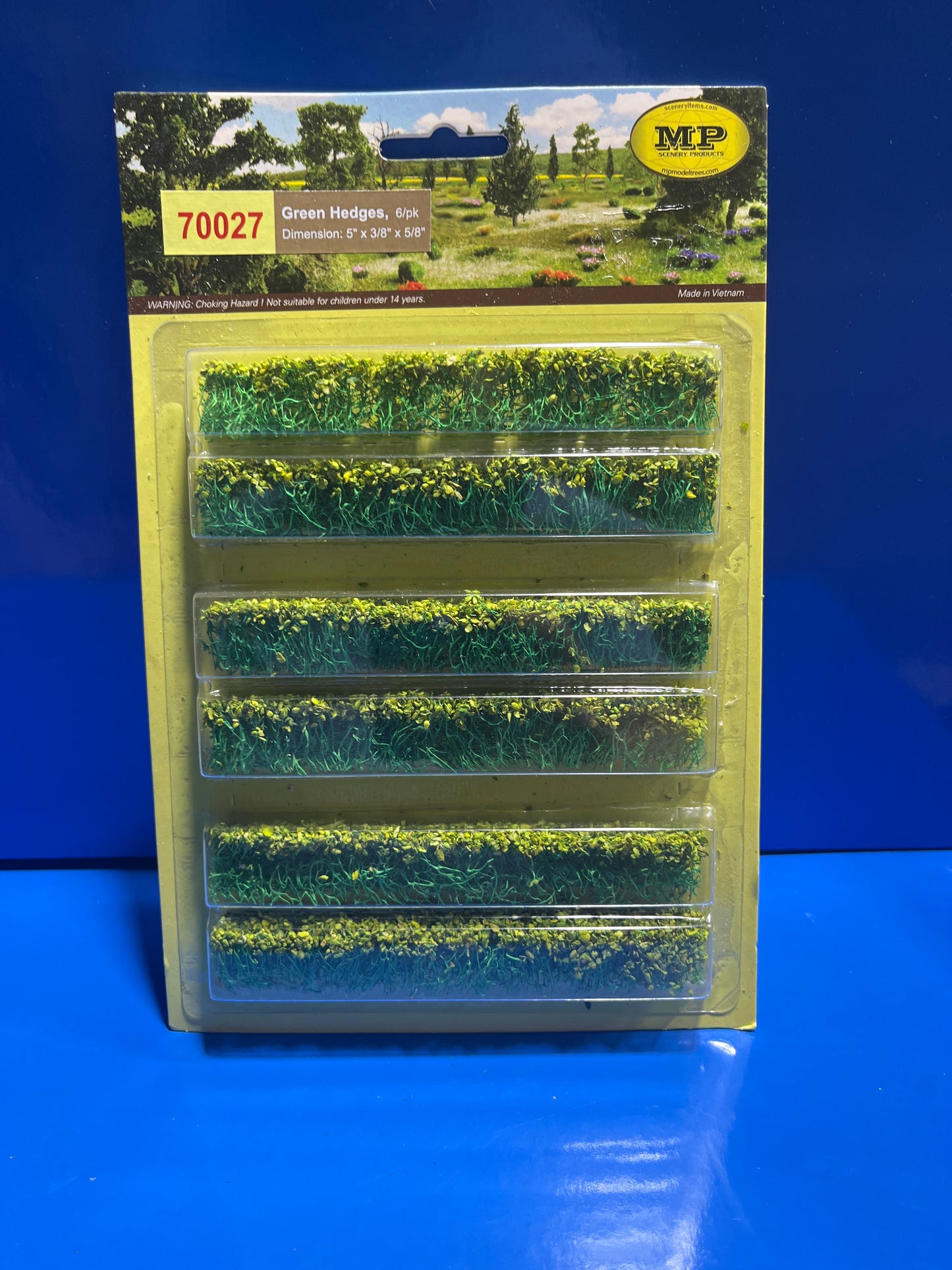 MP Scenery - Green Hedges HO 6/pk