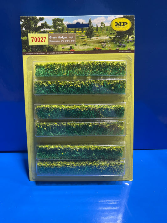MP Scenery - Green Hedges HO 6/pk