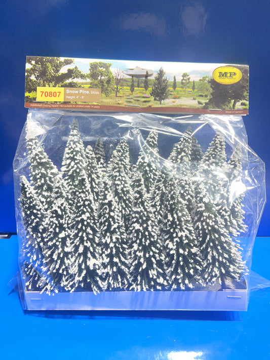 MP Scenery - Snow Pine HO 24/pk