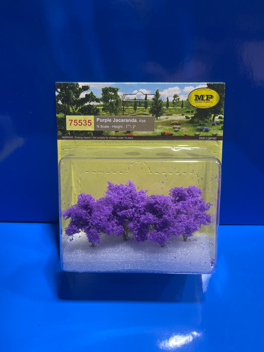 MP Scenery - Purple Jacaranda - N Scale 4/pk