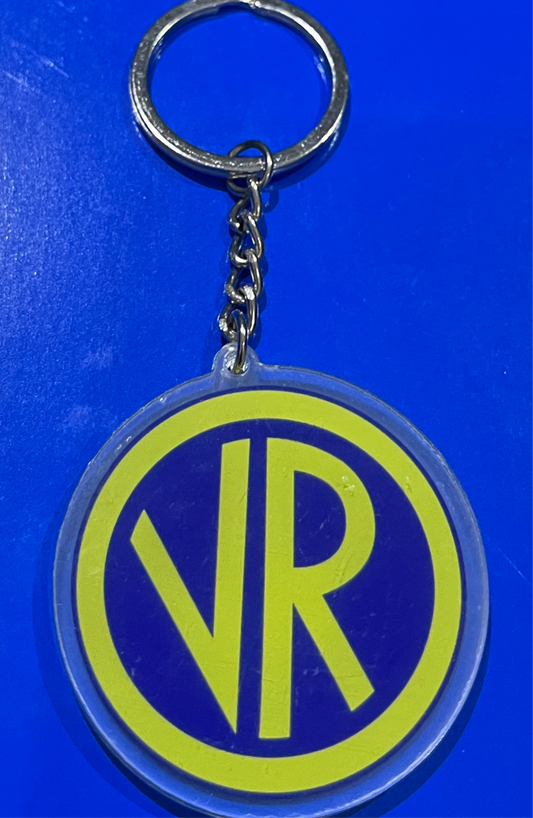 VR Round Logo Keyring