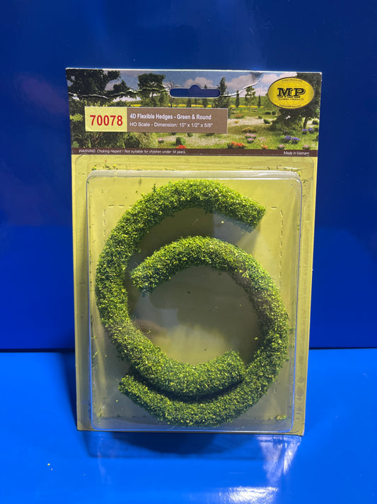 MP Scenery - 4D Flexible Hedges - Green & Round HO 2/pk
