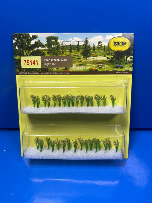 Green Wheat 12pk 1/2" N scale