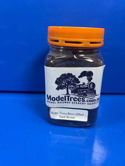 Static Grass - 8mm 400ml - Dark Brown