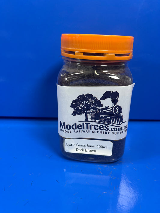 Static Grass - 8mm 400ml - Dark Brown