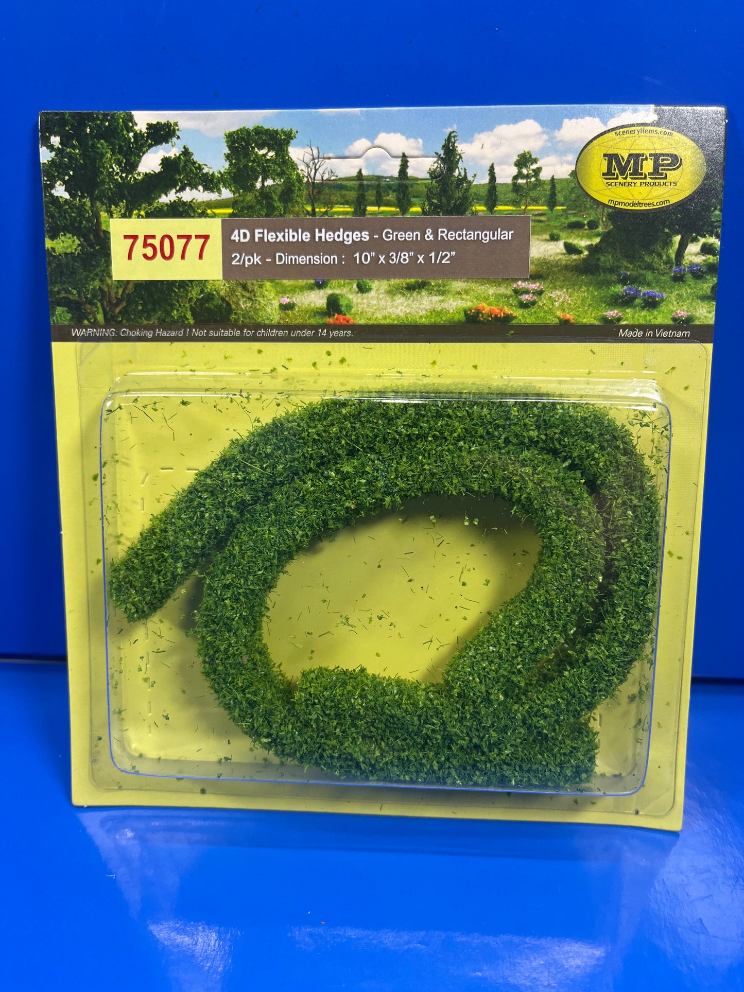 4D Flexible Hedges - Green & Rectangular 2/pk N