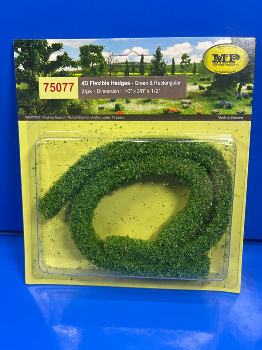 4D Flexible Hedges - Green & Rectangular 2/pk N
