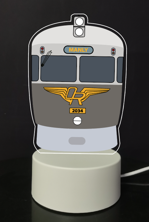 USB Lamp - Queensland Rail Motor 2034