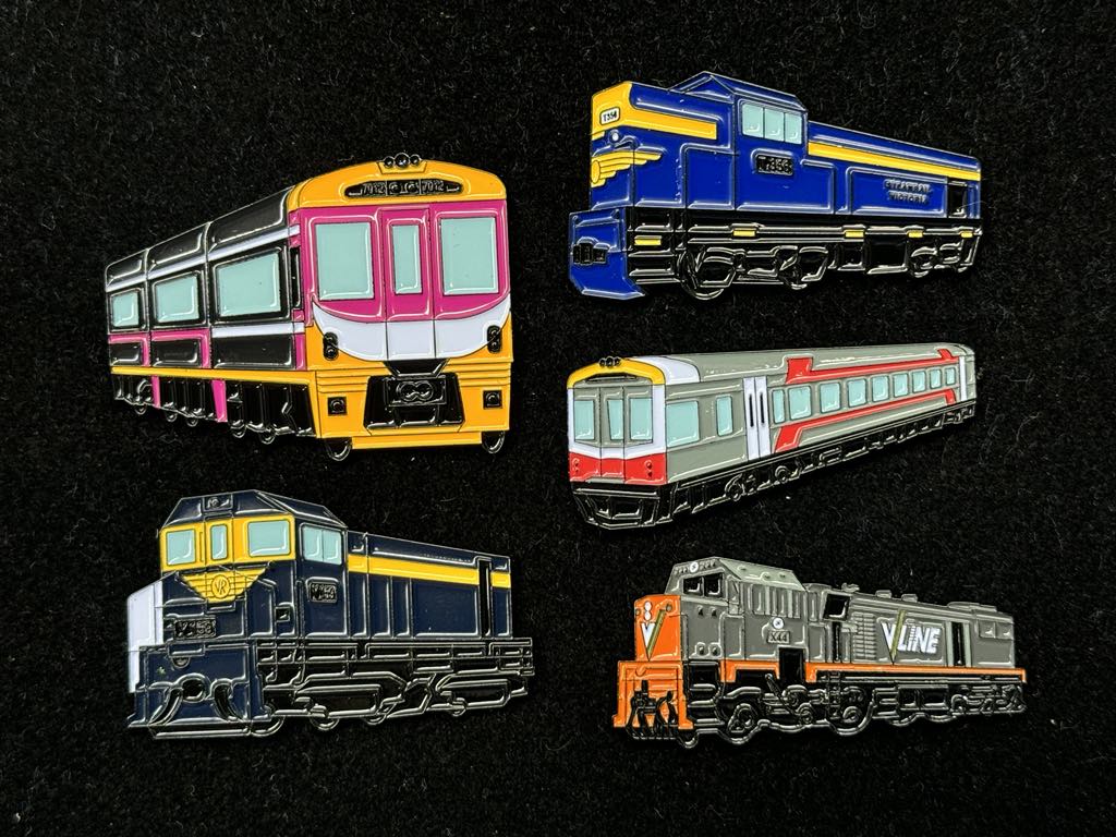 Victorian Train Badges - Series 2 - Set of 5