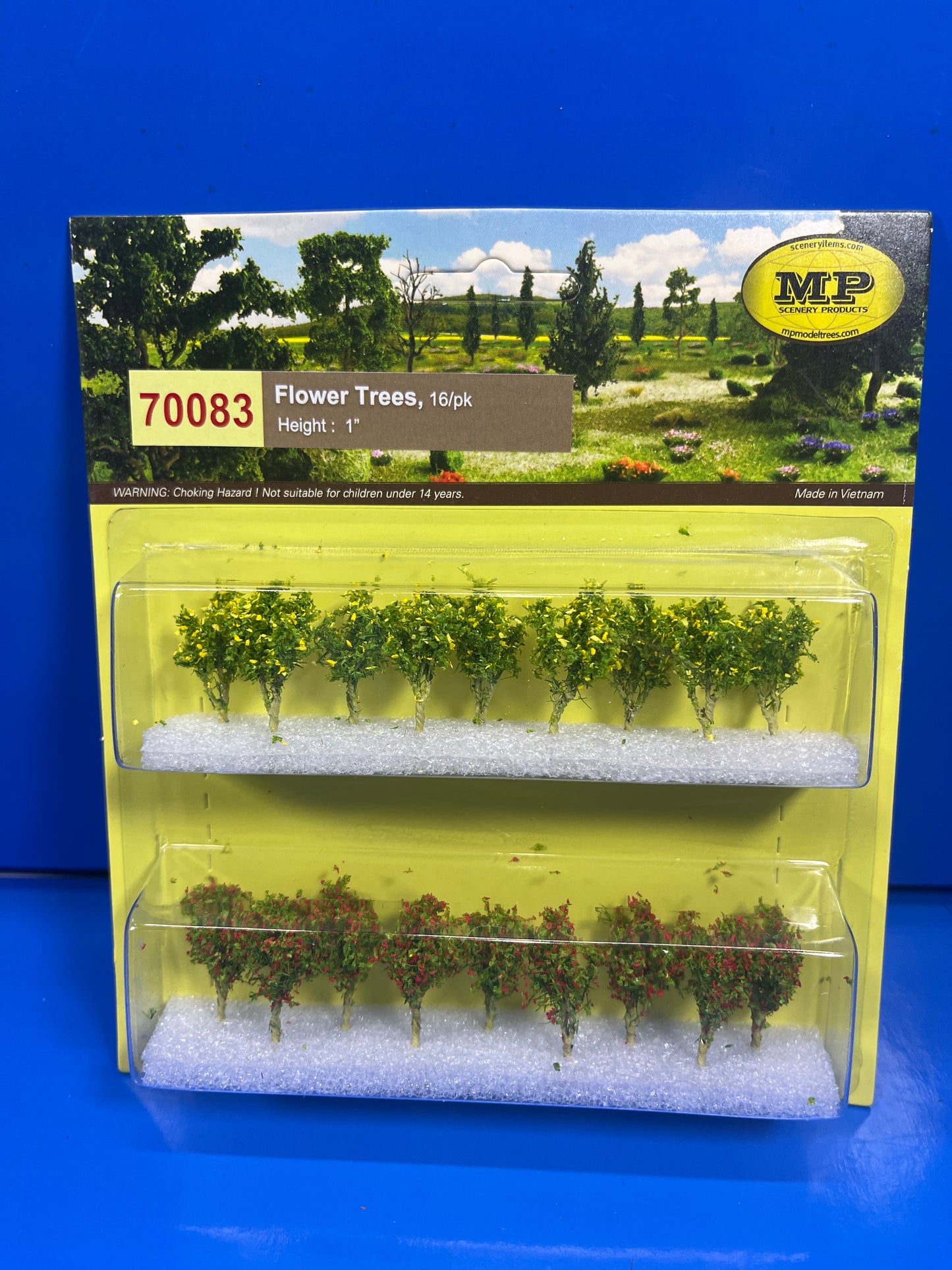 Flower Trees 16/pk HO
