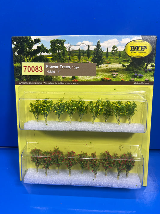Flower Trees 16/pk HO
