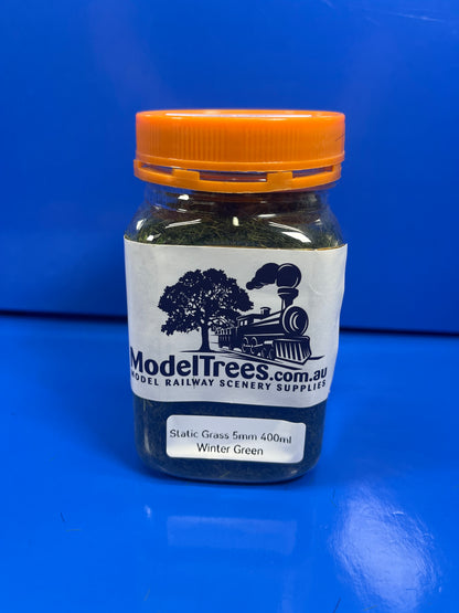Static Grass - 5mm 400ml - Winter Green