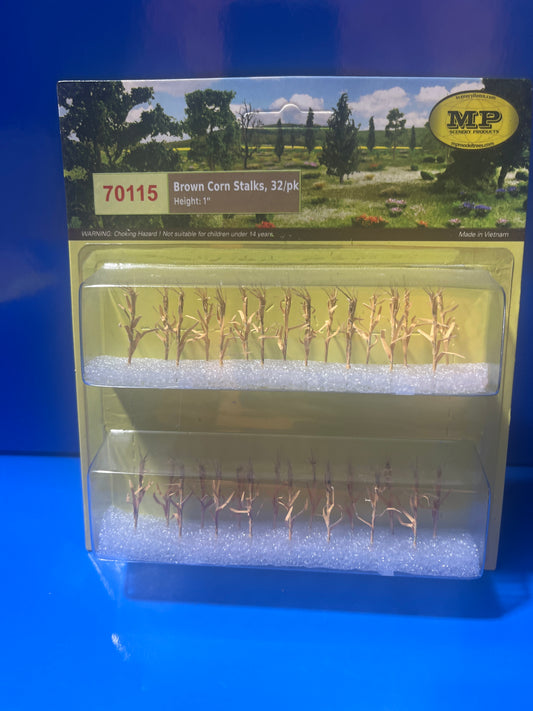 MP Scenery - Brown Corn Stalks HO 32/pk
