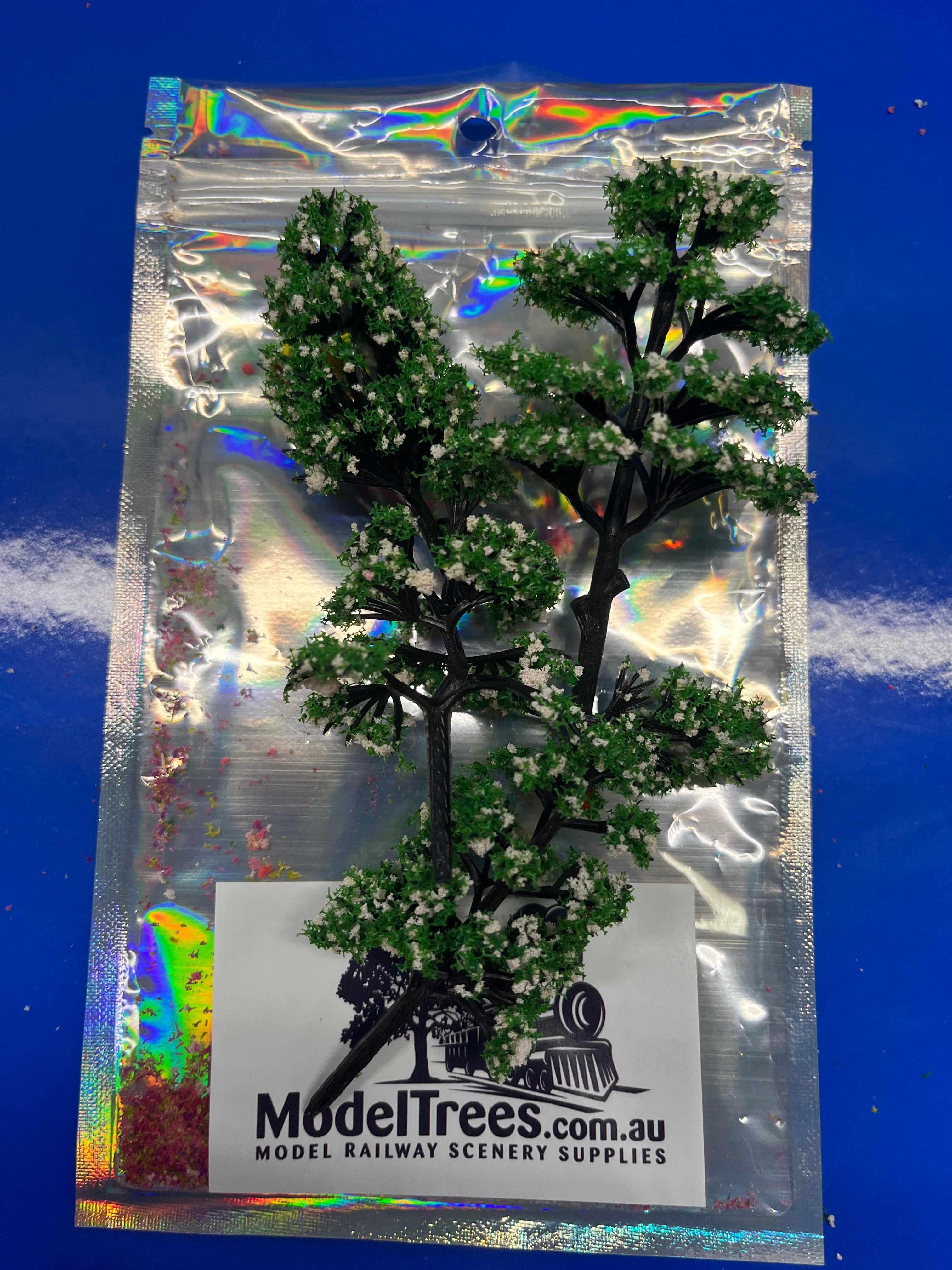 Tree 5 Box 5 Trees Assorted Shapes - Light Pink / Green – Model Box