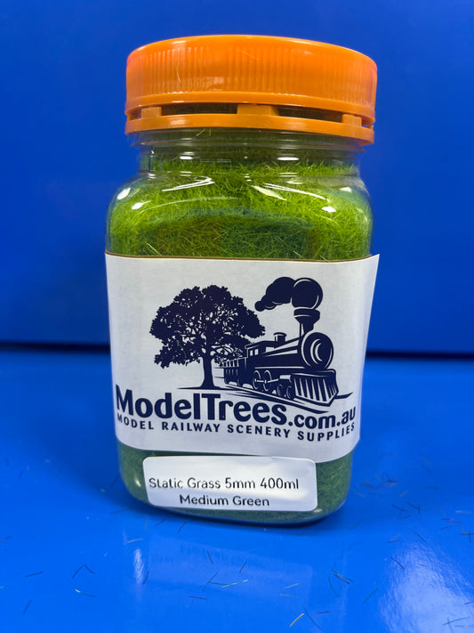 Static Grass - 5mm 400ml - Medium Green
