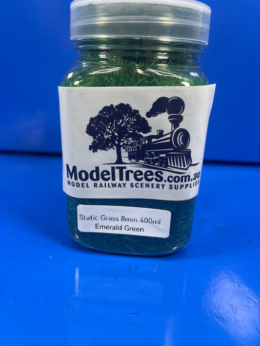 Static Grass - 8mm 400ml - Emerald Green