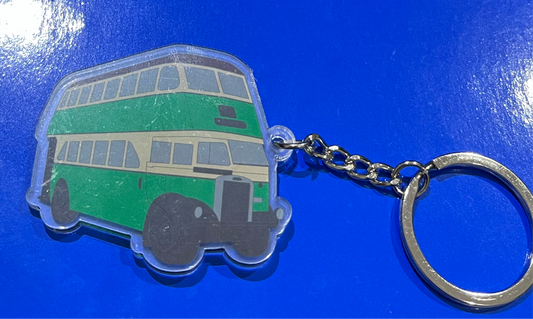 Sydney Double Deck Bus keyring