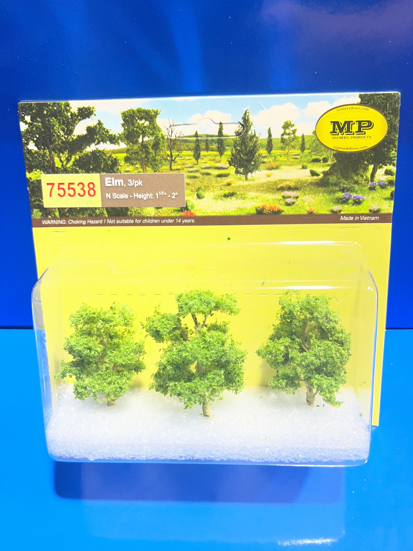 MP Scenery - Elm Trees- N Scale 3/pk