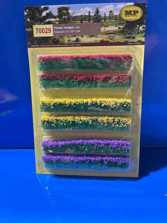 MP Scenery - Flower Hedges HO 6/pk
