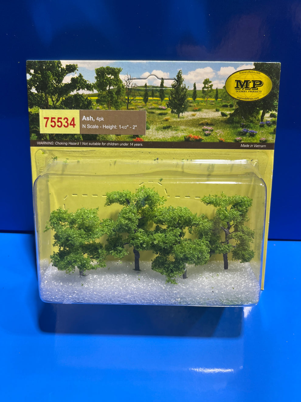 MP Scenery - Ash Trees - N Scale 4/pk – Model Box