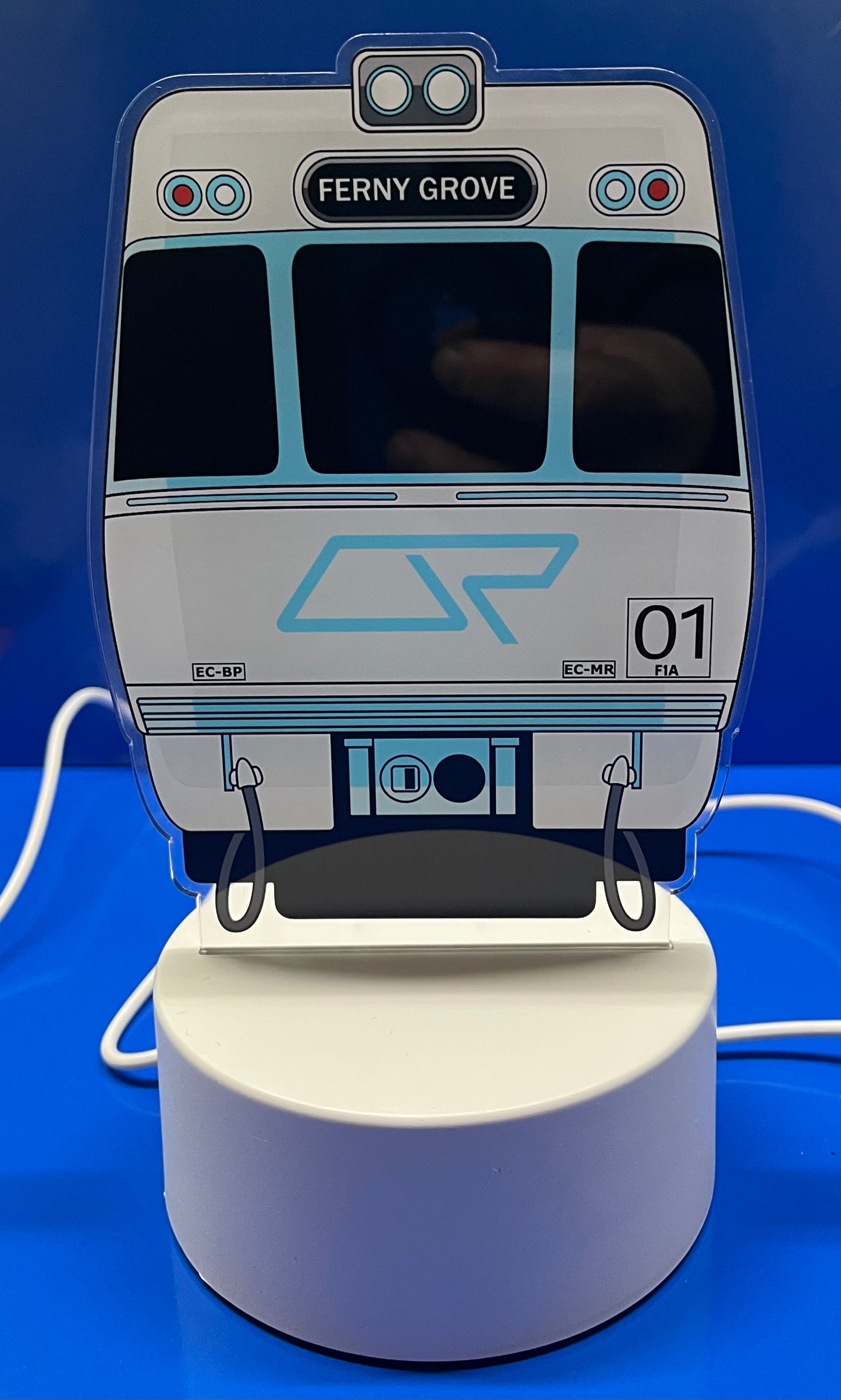 USB Lamp - Queensland Rail EMU Grey