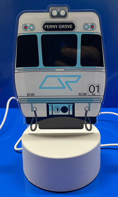 USB Lamp - Queensland Rail EMU Grey